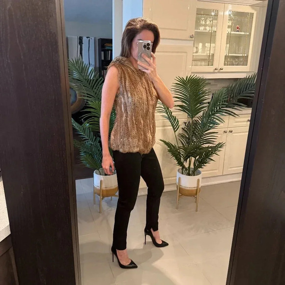 Women's Real Fur Vest, Rudsak, US XS/S - Picture 2 of 9